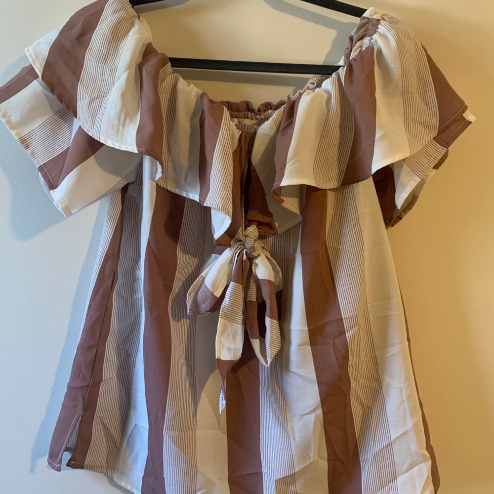 Off the shoulder shirt